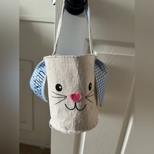 Kids, custom Easter fabric basket